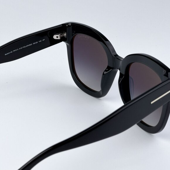 Tom Ford FT0613/S 01D BEATRIX-02 BRAND NEW Sunglasses Black Polarized Women - Picture 10 of 11